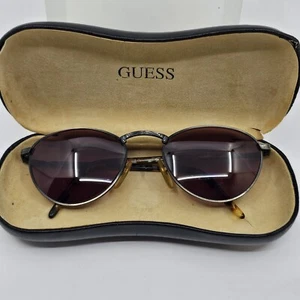 Authentic GUESS CODY 202-3 Hong Kong 90s Vintage Gunmetal Sunglasses - Picture 1 of 6