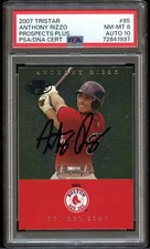 2007 Tristar Prospects Plus Anthony Rizzo Auto Autograph Rookie Rc PSA/DNA 8/10