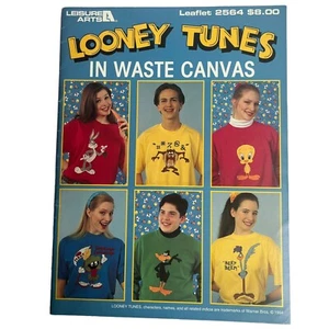 Looney Tunes Designs in Waste Canvas Leisure Arts 2564 Cross Stitch Patterns - Picture 1 of 4