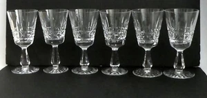 WATERFORD Crystal KYLEMORE CLARET Wine Glasses 6" - SET OF 6 Old Mark - Bild 1 von 9