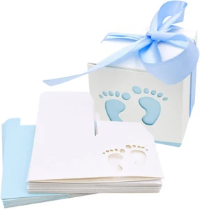 50Pcs Baby Shower Party Favor Boxes, 2.4 X 2.4 Inch Small Candy Gift Treat Boxes - Picture 1 of 12