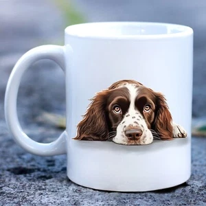 Pet Dog Mug, watercolour Springer Spaniel - Ideal Gift - Picture 1 of 1