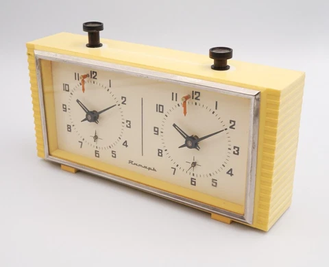 Vintage Chess Clock working large plastic soviet chess timer Jantar Chess gift Cover