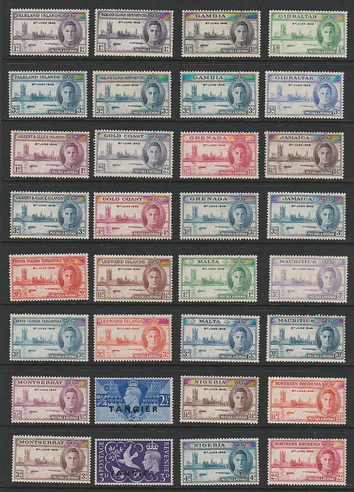 Victory Usado Paz 1946 Omnibus Sets - Fino Usado - Listado Múltiple - Imagen 1 de 1