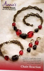 NUEVO EN PAQUETE ANNIE'S SIMPLE BEADS KIT DEL MES CLUB REACCIÓN EN CADENA BD082 - Imagen 1 de 1