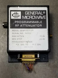 GM rf attenuators 3298-60-0.1/4, Max atten 60db Min Step 0.05db, 9.6 to 10.3GHz. - Picture 1 of 8