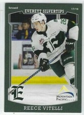 2017-18 Everett Silvertips (WHL) Reece Vitelli