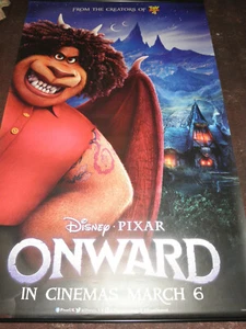PIXAR ONWARD 2020 MANTICORE MOVIE FILM CINEMA BANNER 248 x 152.9cm & HANGERS VGC - Bild 1 von 3