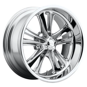 FOOSE Knuckle F097 Rim 17X8 5x120.65 Offset 1 Chrome (Quantity of 1) - Picture 1 of 2