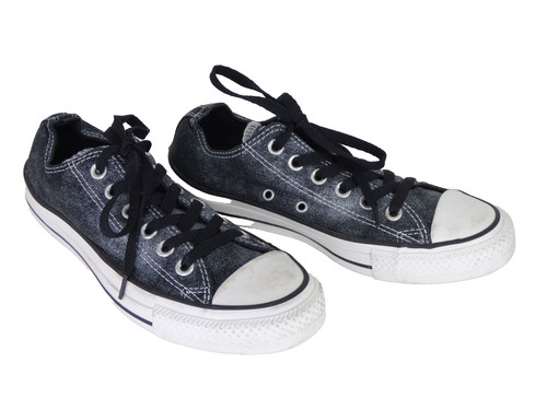 Converse Scarpe da Ginnastica Denim Sparkle Nero Lavaggio OXCT Sneaker 545026C EU 37.5 UK 5