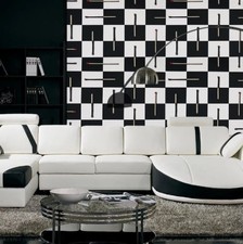 Suwalper Smalti 3D Modern Non-woven Matches Fabric Bedroom Living Room Wallpaper