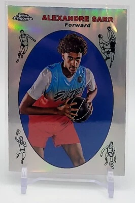 2021-22 Topps Chrome Elite OTE Basketball 1969 #69TB-17 Alexandre Sarr #2 Pick - Image 1 of 2