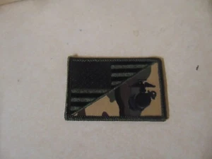 AMERICAN MILITARY PATCH SHOULDER FLAG STYLE SEW ON 2 BY 3 US MARINE CORPS CAMO - Picture 1 of 1