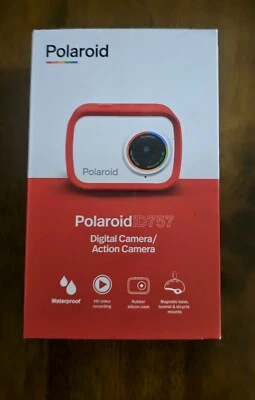 POLAROID iD757 Lifestyle Digital Action Waterproof HD Recording RED Camera - Image 1 of 4