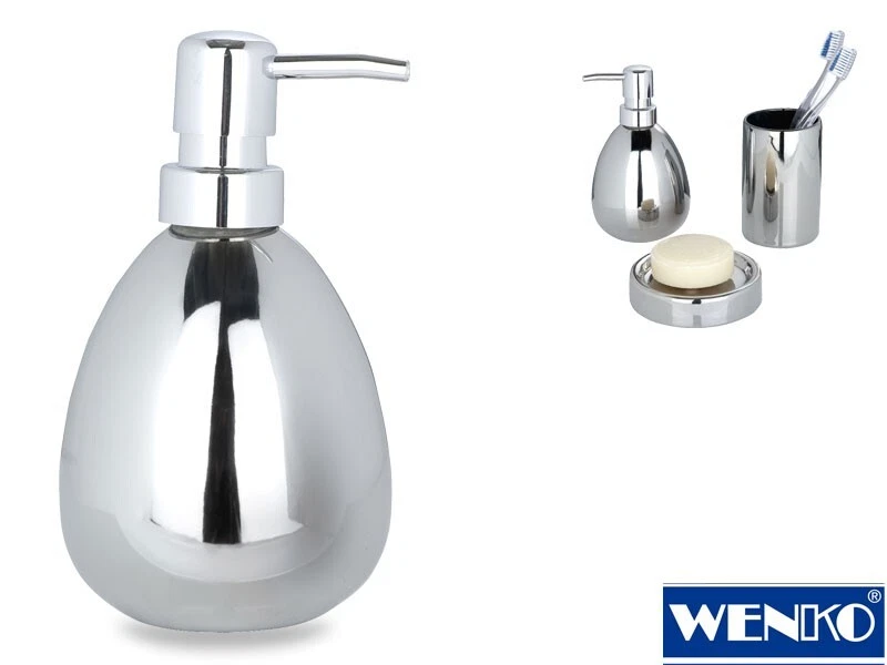 DISPENSER SAPONE POLARIS CERAMICA BIANCA  WENKO - Immagine 1 di 1