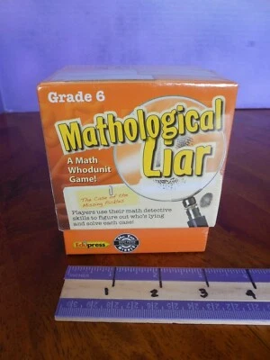 Mathological Liar Game, Math Whodunit, Grade 6, EduPress  - Image 1 of 3