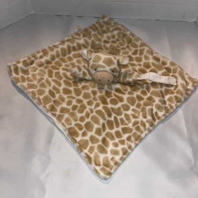 Carter's Giraffe Lovey Security Blanket Pacifier Holder Tan White Plush - Image 1 of 4