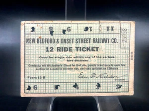Billete de tren Bedford & Onset nuevo de colección ~ tren tranvía ferrocarril masa - Imagen 1 de 6