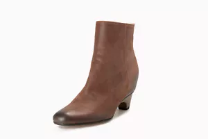 Maison Margiela Women's Distressed Leather Look Ankle Boots Shoes US 5 IT 35 - Picture 1 of 8