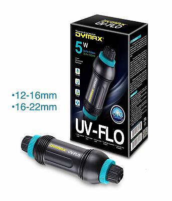 DYMAX UV-FLO 5W (12mm/16mm) In-line UV Sterilizer Algae Bacteria Parasite Remove • 90.42€