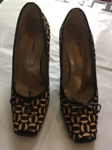 Massimo Baldi Italian Calf Hair Shoes 8B - Picture 1 of 10