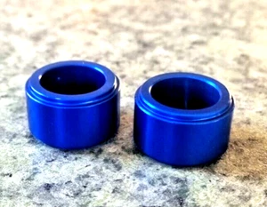 Kart Wheel Spacers - 17mm x 15mm - Blue - Pack of 4 - Picture 1 of 5