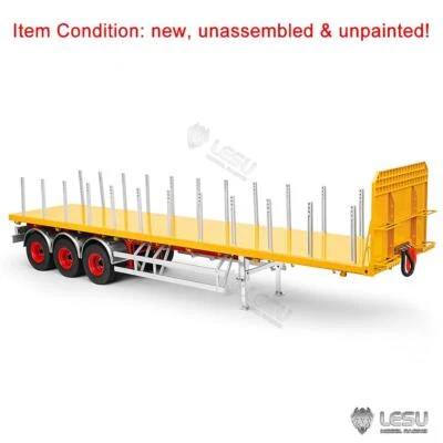 1/14 20FT LESU Metal Semi Trailer for Remote Control Cars RC Tractor Truck Model - Image 1 of 4