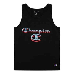 Boys Champion White & Red Logo Tank Top (Black) (Large or X-Large) New with Tags - Picture 1 of 2