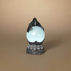 9"H Halloween Grim Reaper LED Lighted Swirling Smoky Water Globe USB B/O 2730750 - Picture 1 of 2