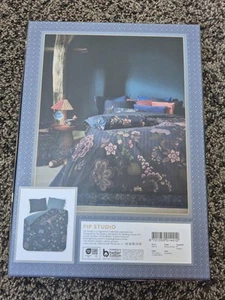 NUOVO Pip Studio lenzuola 135 x 200 cm Buenas Noches blu scuro blu scuro blu scuro - Foto 1 di 7