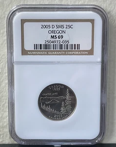 2005 D SMS OREGON 25C NGC Grade MS69-(bin4326T) - Picture 1 of 2