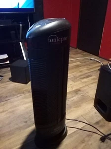 Ionic Pro-Turbo Air Purifier Destroys Allergens, Germs, Pollutants Black - Picture 1 of 4