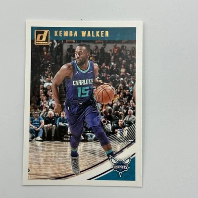 Kemba Walker 2018-19 Donruss #8 Charlotte Hornets - Image 1 of 2