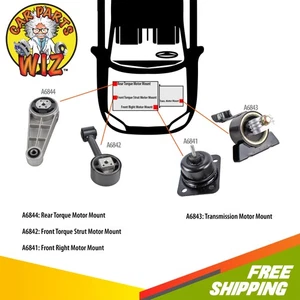 NUEVO kit de montaje de motor y transmisión para 04-08 Suzuki Forenza Reno 2.0L 16V DOHC - Imagen 1 de 11