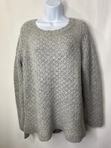 Banana Republic Womens Open Knit Sweater Size XL Soft Wool Blend Holidays Fall - Picture 1 of 11