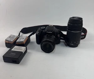 Kit de cámara Canon EOS Rebel T3i 18,0 MP con lente EF-S 18-55 mm y lente 75-300 mm - Imagen 1 de 12