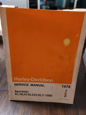 Harley Davidson Sportster XL/XLH/XLCH/XLT-1000 1970-1978 MANUAL DE SERVICIO 99484-78 Foto 1 de 4