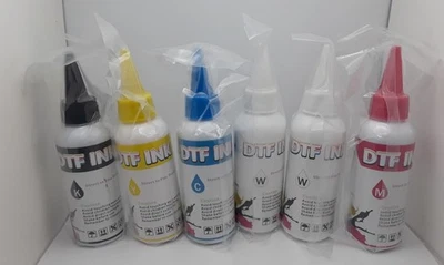 Kenteer 600ml Total DTF Direct to film Ink for Epson Printers CMYB+WW *READ MORE - Image 1 of 4
