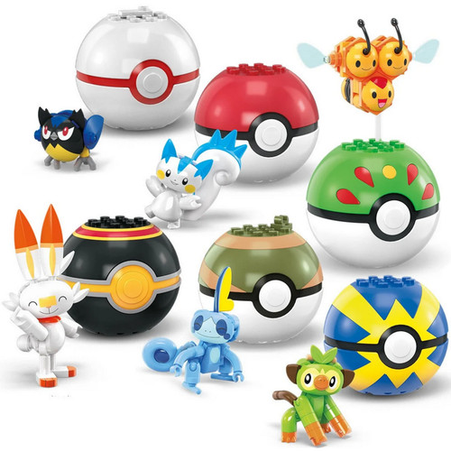 Mega Construx Pokemon Pokeball Series 17 Building Sets-CHOOSE YOUR ...