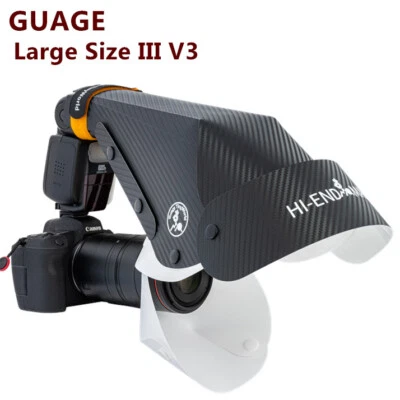 GUAGE Macro Camera Flash light Speedlite Softbox Diffuser Reflector Snoot III V3 - Image 1 of 4