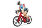 Bruder 63110 Radfahrer mit Rennrad Fahrrad Sportler Spielergänzung 03485