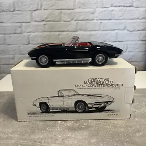 CREATIVE MASTERS LTD 1/20 1967 427 CORVETTE ROADSTER IN NERO/ROSSO - Foto 1 di 9