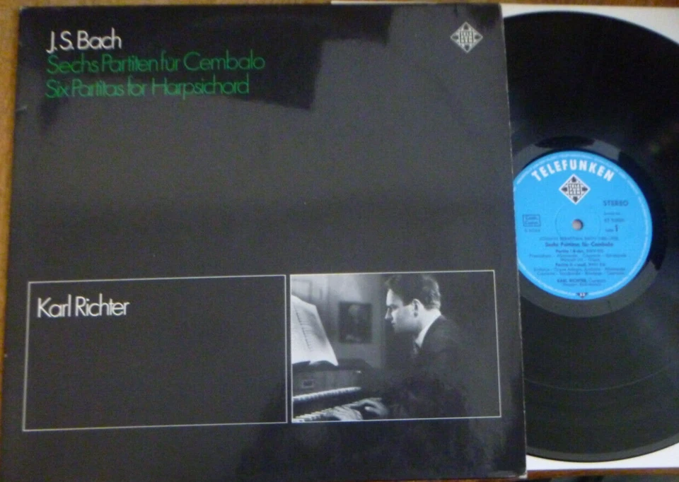 KARL RICHTER / BACH 6 partitas for harpsichord  / TELEFUNKEN - Image 1 of 1