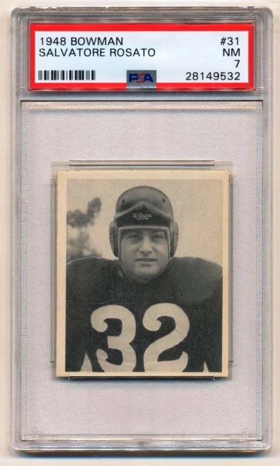 1948 Bowman #31 Salvatore Rosato Psa 7 NM - Image 1 of 1