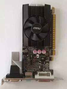 MSI GeForce GT 610 1GB DDR3 PCIe HDMI DVI VGA Video Card N610GT-MD1GD3/LP - Picture 1 of 10