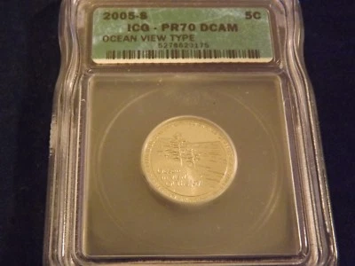 2005-S   Nickel  Ocean View        ICG  PR 70 DCAM - Image 1 of 2