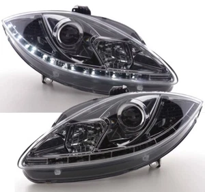 Scheinwerfer chrom für Seat Leon 1P Altea Toledo 05-09 Led Standlicht Sonar - Bild 1 von 5