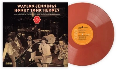WAYLON JENNINGS HONKY TONK HEROES NEW! LIMITED 180G RED RUST LP! YOU ASK ME TO - Image 1 of 4