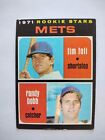 1971 Topps Mets Rookie Stars Tim Foli  Randy Bobb 83 Vg Vgex Light Crease