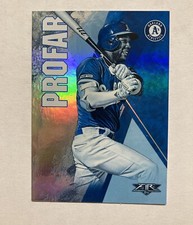 2019 Topps Fire Blue Chip Parallel Jurickson Profar #60 Athletics Padres